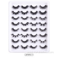 16 pairs wispy lashes natural fluffy false eyelashes